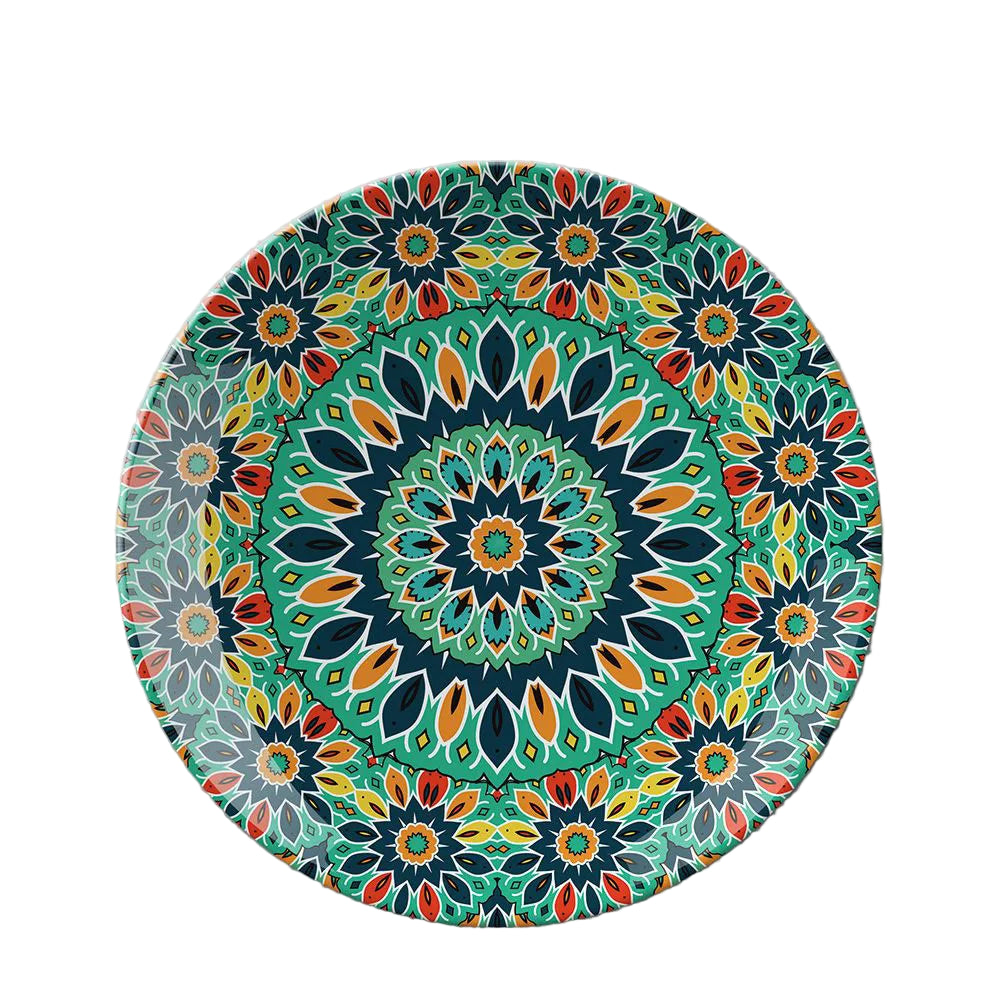 Bohemian Moroccan Ceramic Decorative Hanging Plate