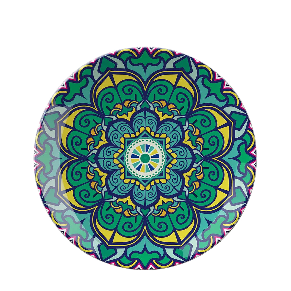 Bohemian Moroccan Ceramic Decorative Hanging Plate