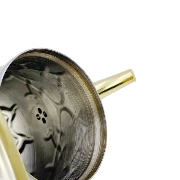 Moroccan Stainless Steel Teapot – Arabian Style Gold Finish