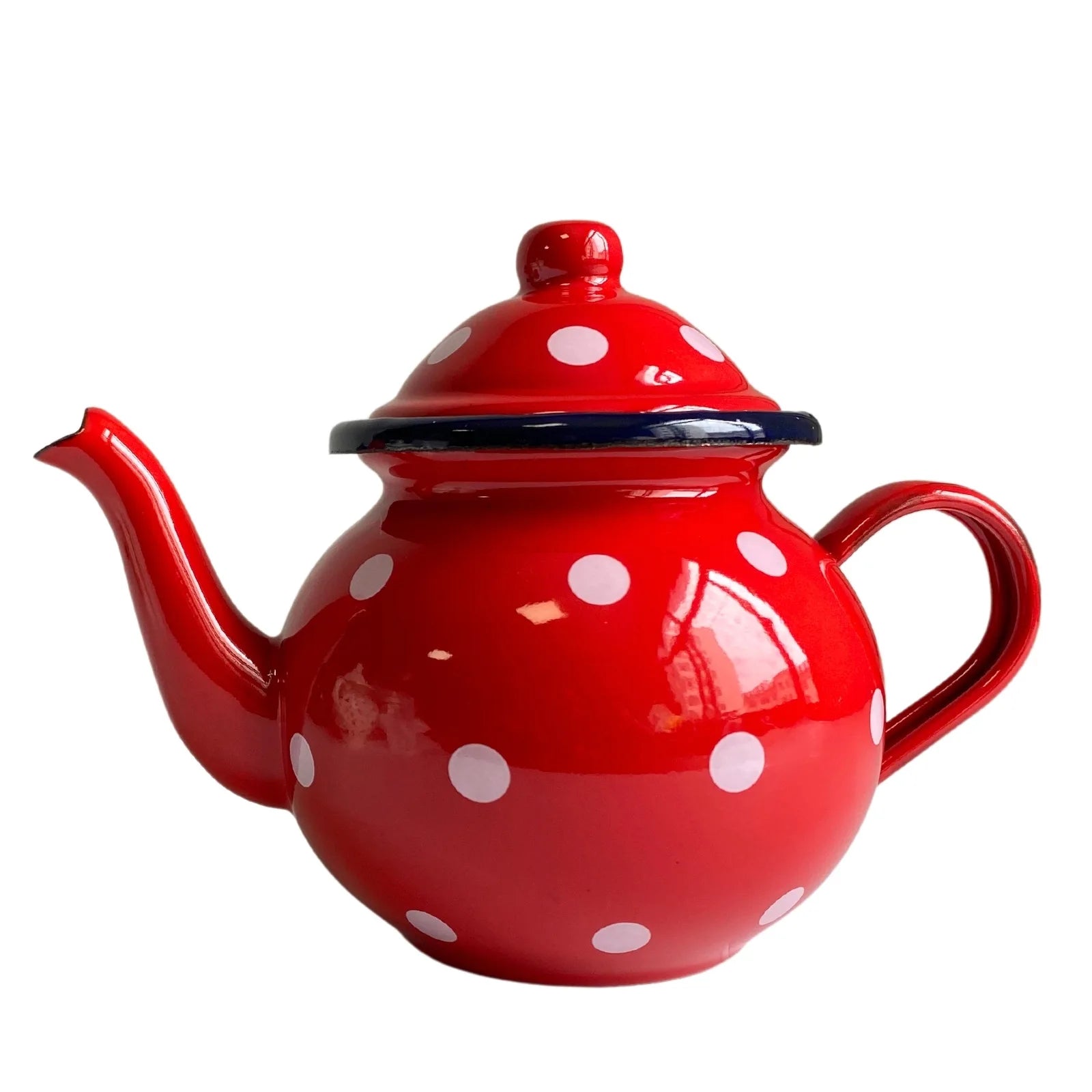 Thickened Enamel Teapot with Tea Filter – Mini Kitchen Kettle