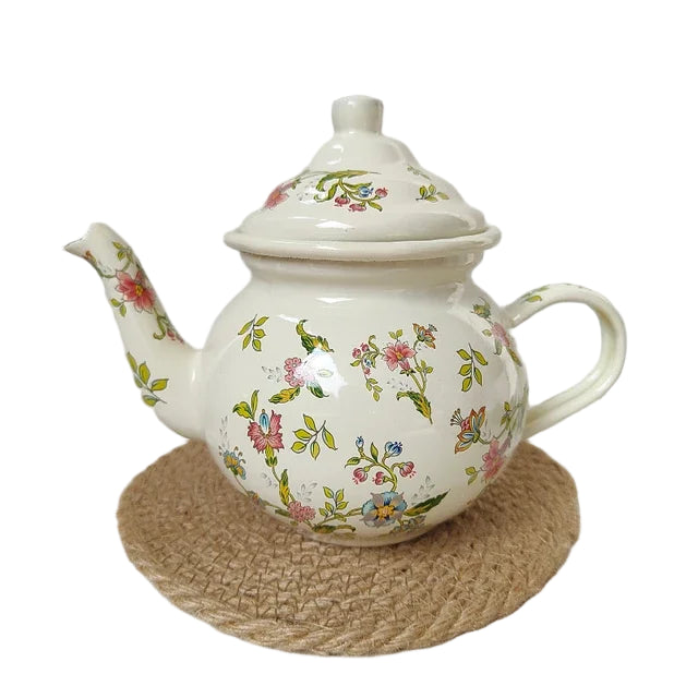 Thickened Enamel Teapot with Tea Filter – Mini Kitchen Kettle