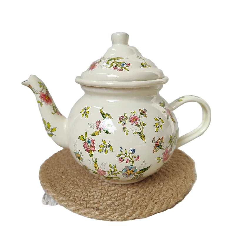Thickened Enamel Teapot with Tea Filter – Mini Kitchen Kettle