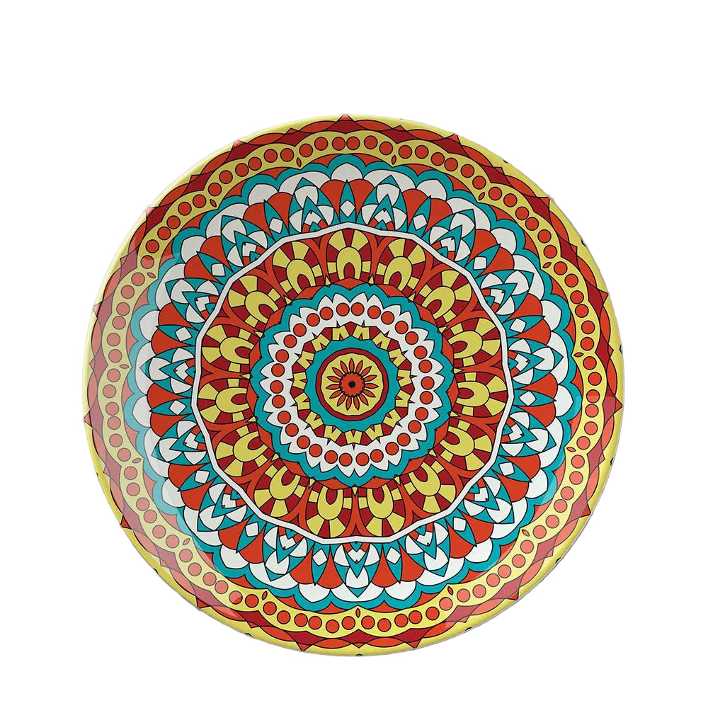 Bohemian Moroccan Ceramic Decorative Hanging Plate