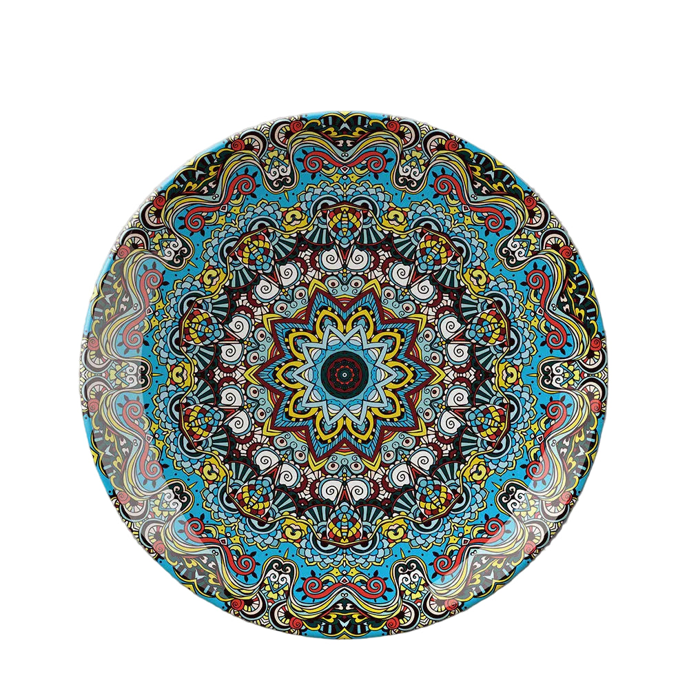 Bohemian Moroccan Ceramic Decorative Hanging Plate